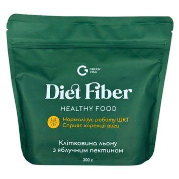 Клітковина Diet Fiber &ndash; функціональна клітковина для контролю ваги та метаболізму Green Visa 589582 589582 фото
